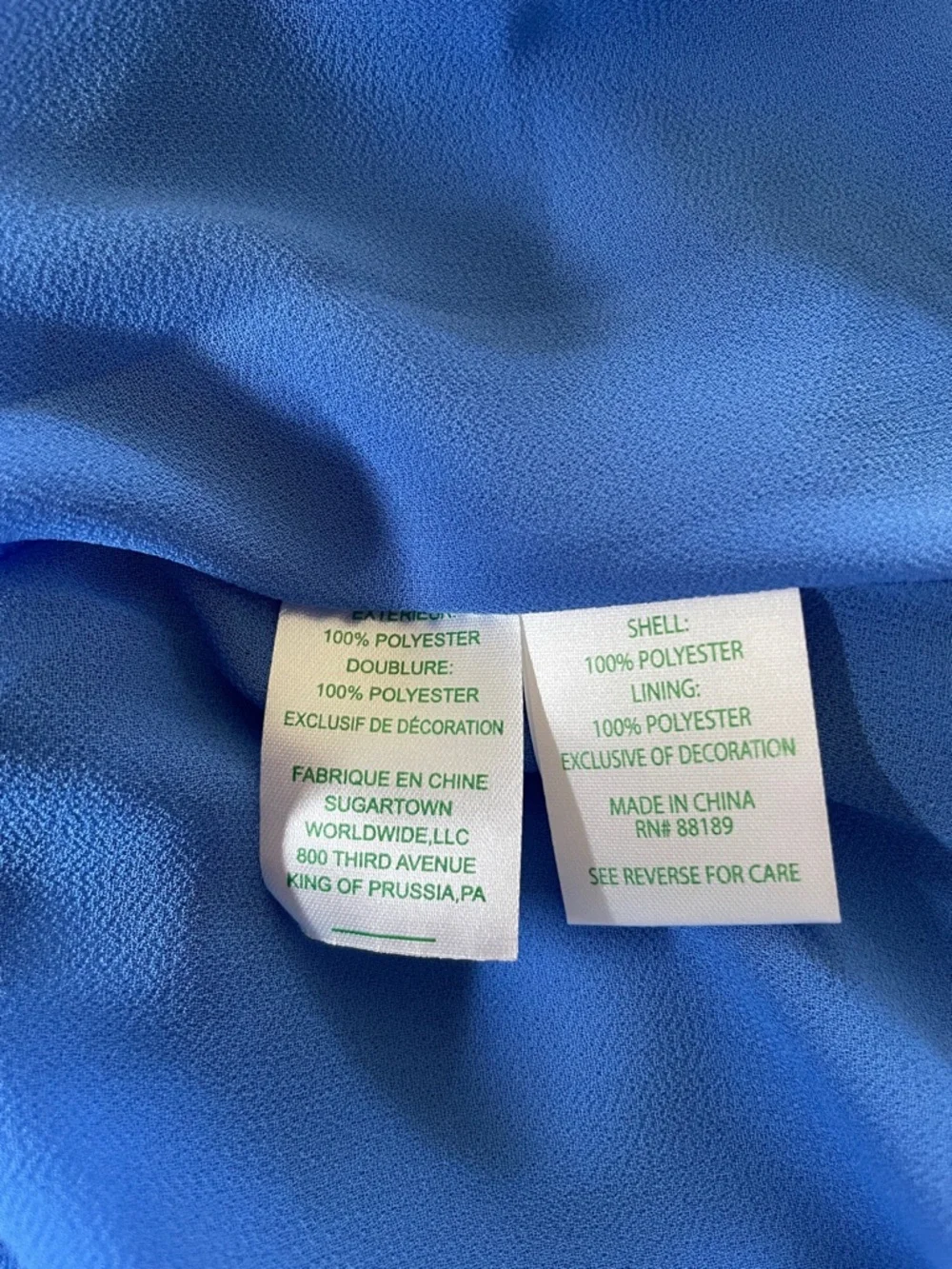 Lilly Pulitzer Amayah Soft Shift Blue Sleeveless Dress with Lace Trim sz 8 - Picture 4 of 12